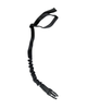 The Helite mechanical lanyard, a black tether strap with the release clip fitted